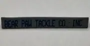 VTG Bear Claw Tackle Co Inc Fishing Lure Hook File Hone Sharpener Advertising