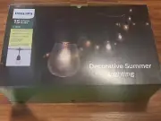 Philips 28' Feet Edison Bulb Outdoor String Lights 15 S14 Bulbs