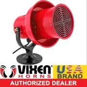 INDUSTRIAL ELECTRIC MOTOR AIR RAID SIREN ALARM SCHOOL/FACTORY LOUD 120V VXS-8100