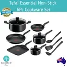 Tefal Essential Non-Stick 6Pc Cookware Set Pots and Pans Set Tefal Cookset