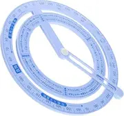ERINGOGO 360° Round Corner Ruler Multi-use Circle Protractor for Accurate Measurement