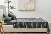 Matt Blatt Bamboo Cotton Bed Sheet Set (Charcoal, Single) - MBBABCTNSCA