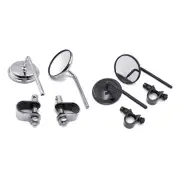 For 7/8" 22mm Handle Bar End Electric Vehicle Rear View Mirror Reversing Mirrors
