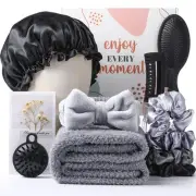12 Pcs Gift Basket for Women Hair Care Spa Accessories Set Preppy Women's Bir...