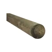 100mm 1.2m Bollard H3 Treated Pine Domed Top
