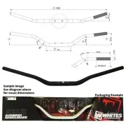 Handlebars Taper Honda CR125M 1974-1978 1 1/8" 28.6mm HBR78202