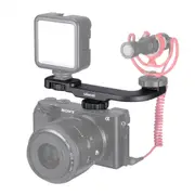 PT-8 Cold Shoe Camera Mount Bracket ABS Material with Cold Shoe Interface for Microphone LED Video Light