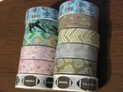 Scott Expressions Washi Tape 10 rolls mixed .059in x 10.9 yd.