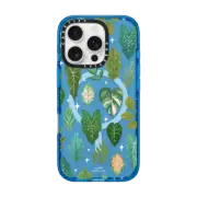iPhone 16 Pro Impact Case MagSafe Compatible Tropical Leaves