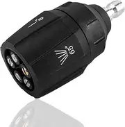 [Bestgle] 5 in 1 Pressure Washer Spray Nozzle, 360 Degree Rotating Power Washer Nozzle Tip 1/4 Inch Adjustable Quick Changeover Nozzle Washer Clean Tool, 3000 PSI