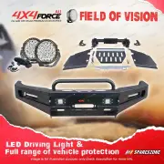 4X4FORCE Safari Shield Bullbar U LOOP Guard Plate Light for Toyota Hilux Vigo
