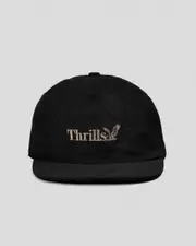 [Thrills] Thrills Men's Workwear 5 Panel Cap in Black One Size Black