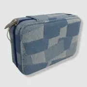 $32 Bari Lynn Kid's Girl's Blue Patch-Denim Jewelry Box