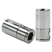 2PCS 1/4 Square Drive to 1/4 Hex Shank Socket Bits Converter Screwdriver Holder