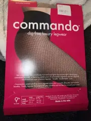 Commando Dig-free Luxury Legwear Everyday Crotchet Buff Small
