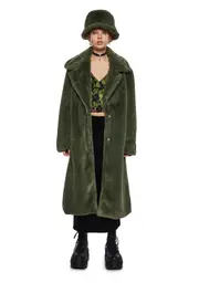 [Current Mood] Virtual Insanity Faux Fur Coat And Hat