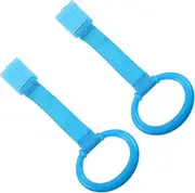 WATIIFUFU 2 Pack Baby Pull Rings Safe Sturdy Nursery Crib Hanging Toys Toddler Learning Standing Bed Assistance Rings