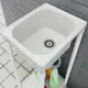 免運 41*49cm塑鋼水槽 日式ABS小型洗衣槽 【02WH】台灣製 洗碗槽 洗手台 流理台 (2.1折)
