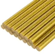 Mini Hot Glue Gun Sticks 8" x 0.43" for Glue Guns Glitter Gold 16pcs