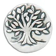 Basic Spirit Pocket Token Coin - Tree/Live Well - Handcrafted Pewter