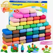 Air Dry Clay 50 Colors Modeling Clay with Tools for Kids Age 3+