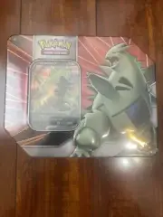 Pokemon 2021 Tyranitar Tin 2 Evolving Skies, 2 Fusion Strike & 1 Chilling Reign