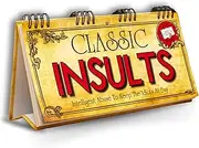 Boxer Gifts Classic Insults Flip Book: Intelligent Abuse To Keep The Idiots At Bay