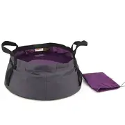 8.5L Travel Outdoor Camping Hiking Folding Wash Basin Bucket with Storage Pouch