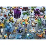 1000pc Ravensburger Minecraft Challenge Family Jigsaw Puzzle Pieces Set