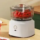 Mud Meat Grinder Electric with Detachable Garlic Chopper Mini Food Processor