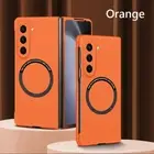 For Samsung Galaxy Fold6 Fold5 Fold4 3 2 Acrylic Shockproof Magnetic Case Cover