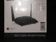 Netgear AC1200 C6200 Black 802.11ac Dual Band WiFi Cable Modem Router **NEW**