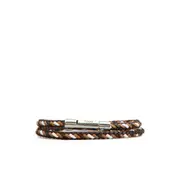 [Tod's] Tod's MyColors Bracelet ONE SIZE SILVER/BROWN