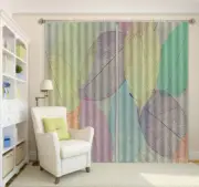 Colorful Vein template 3D Curtains Blockout Photo Printing Curtains Drape Fabric