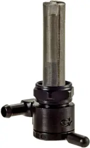 Golan Inc 76-312F-BLK Click-Slick Petcock 22mm Forward Facing - Black 0705-0107