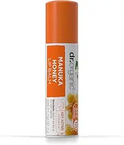 Dr Organic Manuka Honey Lip Balm, Moisturising, SPF 15, Mens, Womens, Natural, Vegetarian, Cruelty-Free, Paraben & SLS-Free, Recycled & Recyclable, Organic, 5.7ml, Packaging may vary