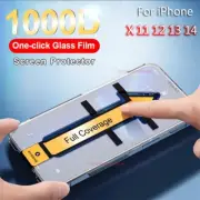 For iPhone 16 15 13 11 12 Pro XS Max XR 14 Plus Tempered Glass Screen Protector