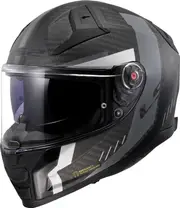 LS2 FF811 Vector II Carbon Grid, full face helmet , color: Matt Black/Grey , size: XXL