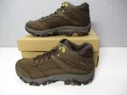 Merrell Moab Adventure 3 Brown Mid Mens Sz 11 Leather Hiking Boots Waterproof
