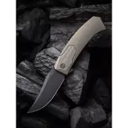 WE KNIFE WE21015-3 SHUDDAN Folding Knife, Flipper, Titanium