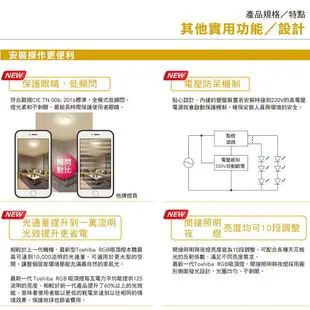Toshiba東芝★星鑽 80W LED遙控吸頂燈 RGB個別調色〖永光照明〗TOSHIBA-LEDTWRGB20-01S