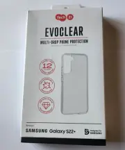 NEW Tech21 EVO CLEAR Case for Samsung Galaxy S22+ Plus in Retail Pkg - CLEAR