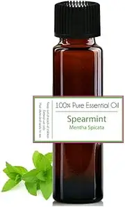 Pure Spearmint Essential Oil For Diffuser Face/Skin/Facial Hair/Spray DIY. Menthol Oil [mentha spicata] 10ml