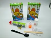 2X Sets DIY Slime Kit 50ml With Mini Dino Figurine Kid Crafts Colors STEM US