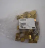 Lot of 50 Danfoss Pipe Adapters Male Branch Tee Brass Finish 1/8" 3600X2