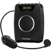 20W Bluetooth Voice Amplifier Wireless Microphone for Teachers, Portable Waterproof Voice Amplifier for Teaching, Speaking, Classroom, Personal Mic Headset and Speaker System M801
