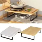 Stackable Cabinet Spice Shelf Desktop Computer Risers Dining Room