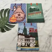 Trader Joes Reusable Grocery Bags Lot of 3 New Rhode Island Virginia Chicago