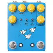 JHS Flight Delay Guitar Effect Pedal with Analog / Reverse / Digital Modes, Blue