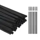 Willow Charcoal Sticks, 2-4mm / 4-5mm (Black, Pack of 50)